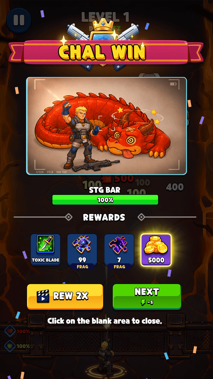 Fight the dragon victory scene